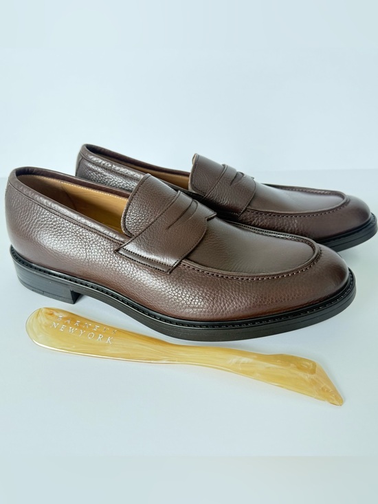 Men\'s Brown Leather Penny Loafers main image 5
